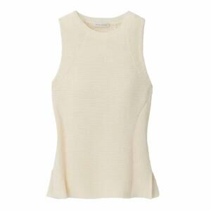 PETER MILLAR CAMPBELL OTTOMAN RIB SLEEVELESS KNITED TANK SMALL